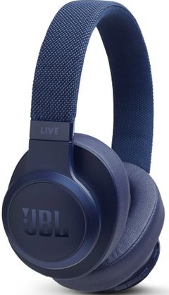JBL Live 500BT Blue Over-Ear Bluetooth Headphones