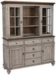 Flexsteel® Plymouth® Distressed Graywash Hutch-0