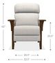 La-Z-Boy® Eldorado Chalk High Leg Reclining Chair-5