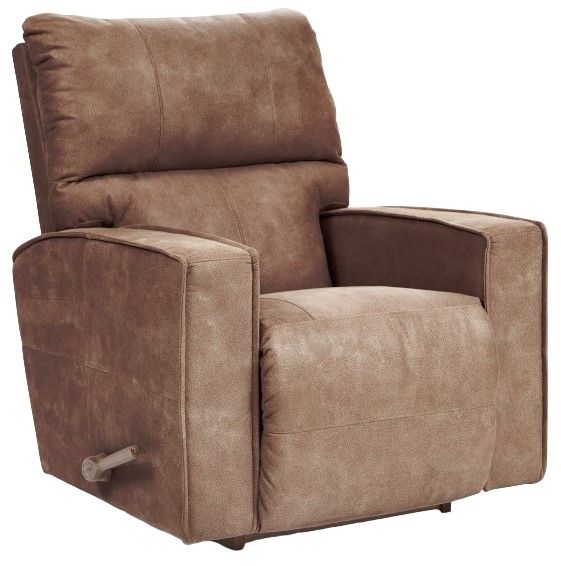 La-Z-Boy® Maddox Camel Manual Rocking Recliner-0