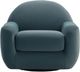 TOV Furniture Tiago Dark Teal Swivel Accent Chair-3