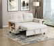 Homelegance® Robinson Beige Loveseat with Pull-Out Bed, Shelves, and Charging Ports-3