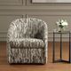 Uttermost® Mari Caramel/Ivory/Moss Green Swivel Chair-1