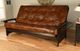 Kodiak Furniture Phoenix Oregon Trail Saddle/Espresso Queen Futon with Mattress-2
