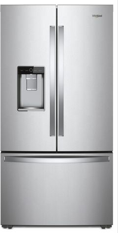 Whirlpool® 36 in. 23.8 Cu. Ft. Fingerprint Resistant Stainless Steel Counter Depth French Door Refrigerator 