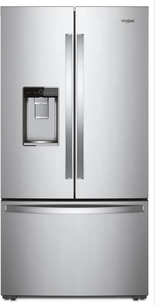 Whirlpool® 36" 23.8 Cu. Ft. Fingerprint Resistant Stainless Steel Counter Depth French Door Refrigerator -0