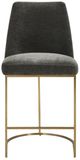 Uttermost® Hanni Charcoal Counter Stool-2
