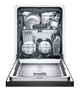 Bosch® 300 Series 24" Black Built In Dishwasher-2
