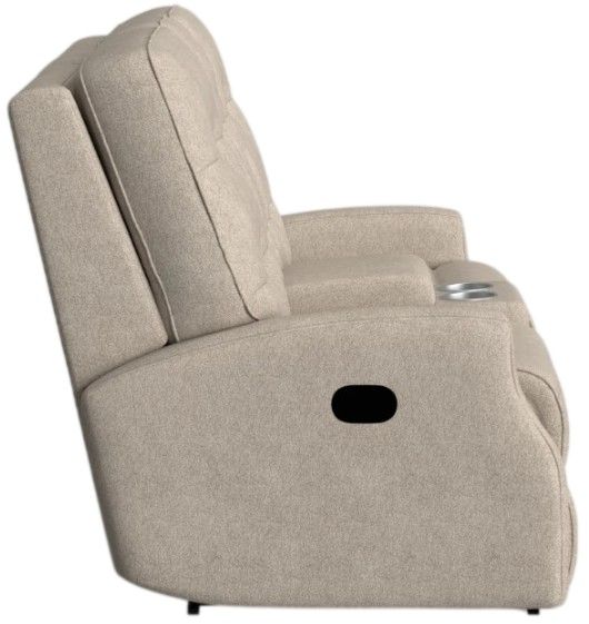 Flexsteel® Customizable Devon 72" Manual Reclining Loveseat with Console-4