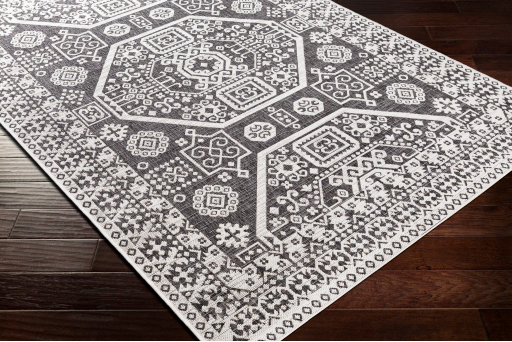 Surya Eagean Charcoal/Off-White 8'x10' Area Rug-4