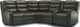 Flexsteel® Arlo Black Power Reclining Sectional with Power Headrests and Lumbar-0