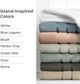 Cariloha White Viscose and Turkish Cotton Blend Bath Sheet-3