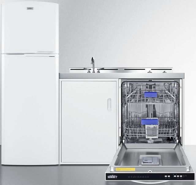 Summit® 71" White All-In-One Kitchenette-3