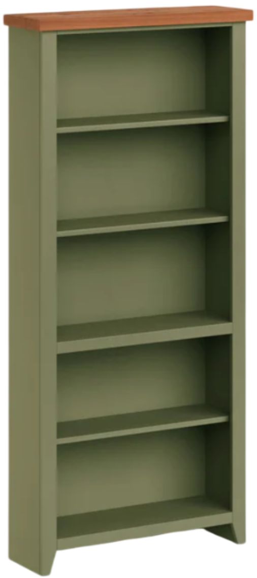 Legends Home Vineyard Fruitwood/Sage Green Bookcase-0