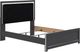 Signature Design by Ashley® Zuraleus 3-Piece Black Queen Upholstered Panel Bedroom Set-1