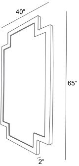 Surya Dayton Silver Wall Mirror-2