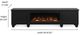 Legends Home Real Cozy Liberty Seal Skin/Whiskey 95" Fireplace Console-2