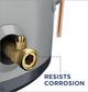 GE® 40 Gallon Diamond Gray Smart Short Electric Water Heater-4