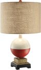 Crestview Collection Bobber Red Table Lamp-0