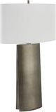Uttermost® V-Groove Dark Steel Gray Table Lamp-3