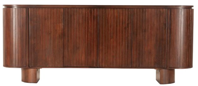 Home Trends & Design Athena Aged Mahogany Sideboard-1