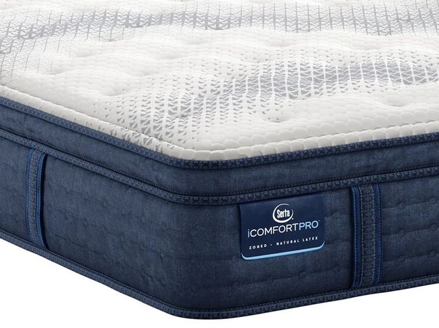 Serta® iCOMFORTPRO™ Dartmouth 15" Latex Plush Pillow Top Queen Mattress-1