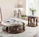 Furniture of America® Mika Antique Oak Coffee Table with Cushion Top-1