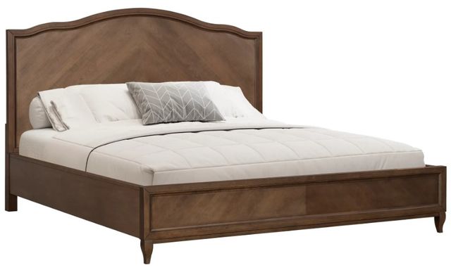 Flexsteel® Bellevue Whiskey Brown King Platform Bed-0