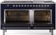 Ilve® Nostalgie II Series 60" Midnight Blue Pro Style Dual Fuel Range-1