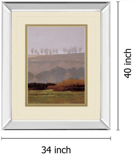 Classy Living M. Bohne Trees Above The River 34" Wall Art-2