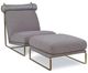 Century® Windsor Smith Chair Zephyr Gray Ottoman-1