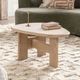 Classic Home Langford Coastal Drift Small Coffee Table-1