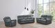 Furniture of America® Agata Dark Gray Glider Recliner-2