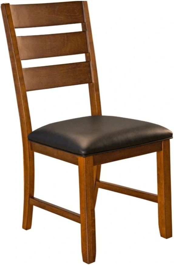 A-America® Mason Macciato Ladderback Upholstered Dining Side Chair-0