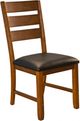 A-America® Mason Macciato Ladderback Upholstered Dining Side Chair-0