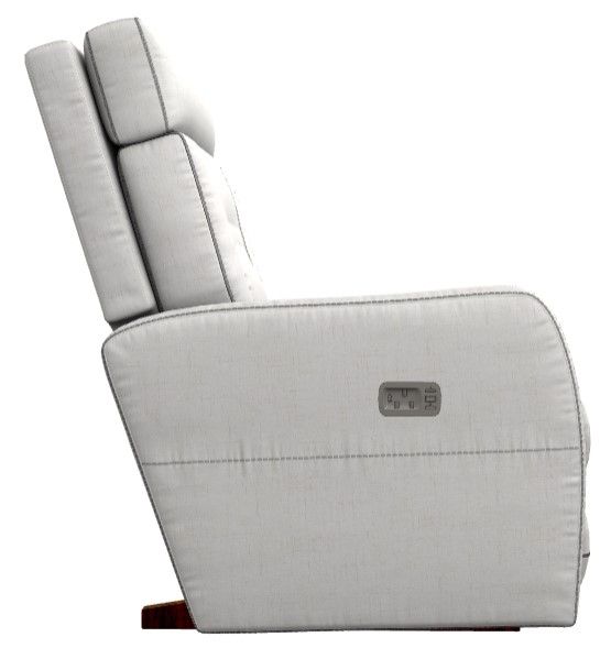 La-Z-Boy® Lennon Cream Power Rocking Recliner with Headrest-2
