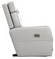 La-Z-Boy® Lennon Cream Power Rocking Recliner with Headrest-2