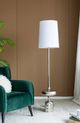 A & B Home Silver Floor Lamp-1