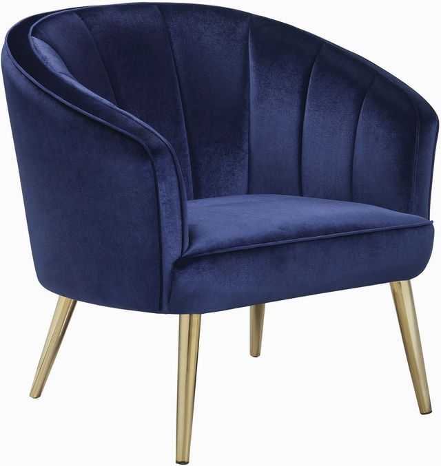 Coaster® Blue Upholstered Accent Chair-1