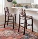 Linon Corey Brown Bar Stool-1