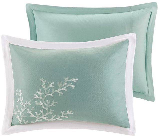 Olliix by Harbor House Aqua Full/Queen Coastline Duvet Cover Mini Set-4