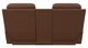 La-Z-Boy® Greyson Caramel Leather Manual Reclining Loveseat with Console-3