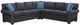 Vanguard® Furniture Customizable American Bungalow Davidson 3-Piece Sectional-0
