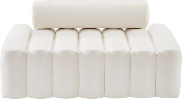 Meridian Furniture Melody Cream Velvet Loveseat-2