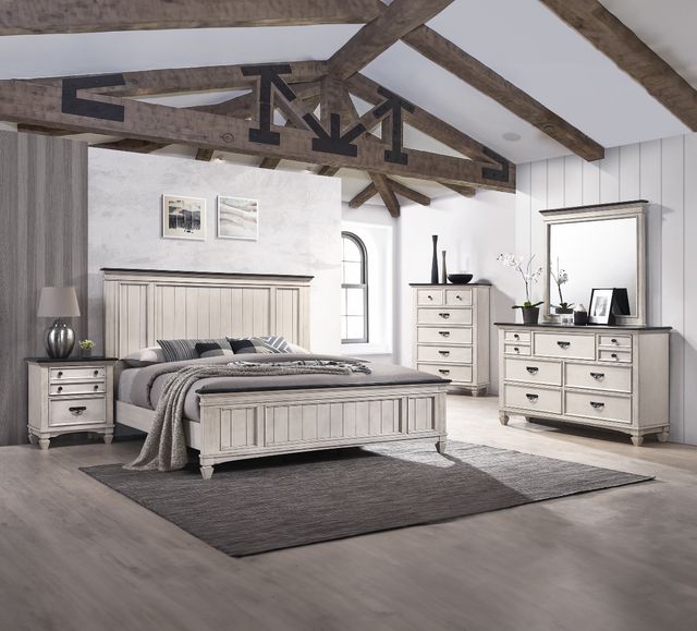 Crown Mark Sawyer Light Gray Dresser-1