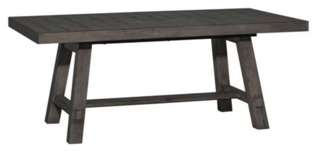Liberty Furniture Modern Farmhouse 5-Piece Dakota/Dusty Charcoal Trestle Table Set-1