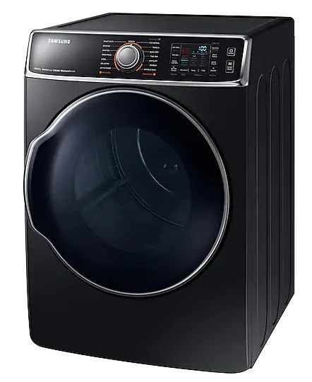 Samsung 9.5 Cu. Ft. Fingerprint Resistant Black Stainless Steel Electric Dryer-1