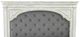 Steve Silver Co. Highland Park Cathedral White/Gray Upholstered Queen Panel Bed-1