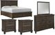 Signature Design by Ashley® Johurst 5-Piece Grayish Brown California King Storage Panel Bed Set-0