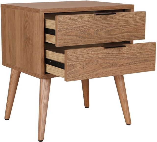 Mazin Furniture Fletcher Natural Nightstand-2